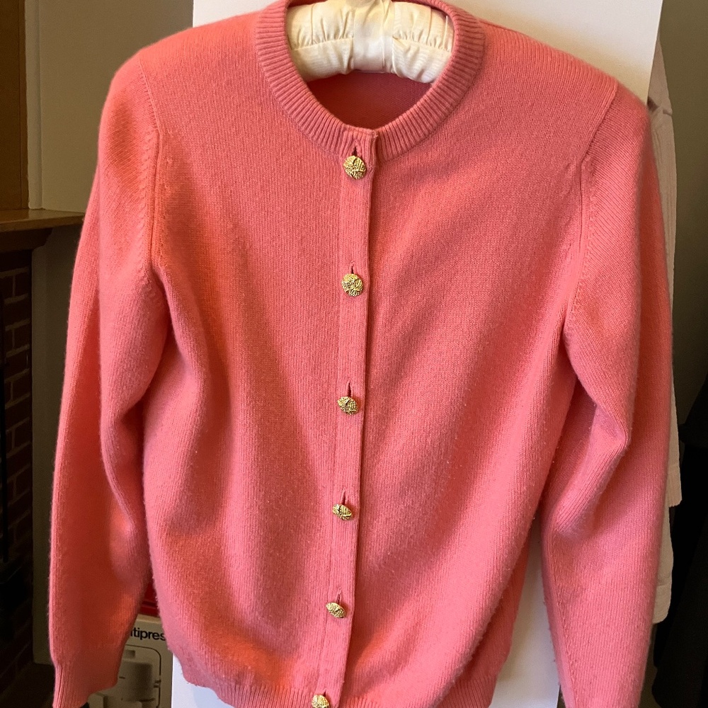 Ballantyne, made-in-Scotland, 100% cashmere cardigan